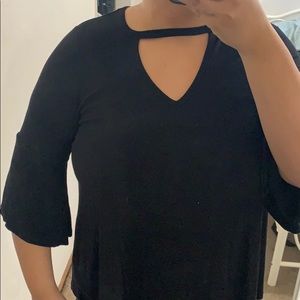 3/4 length cotton tee